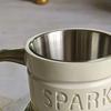 Funkenfangbecher Auto-Thema Kaffeetasse Retro-Motor Funkenfang-Design Trinkgeschirr für Auto-Liebhaber Mechaniker Geburtstags-Weihnachtsgeschenke