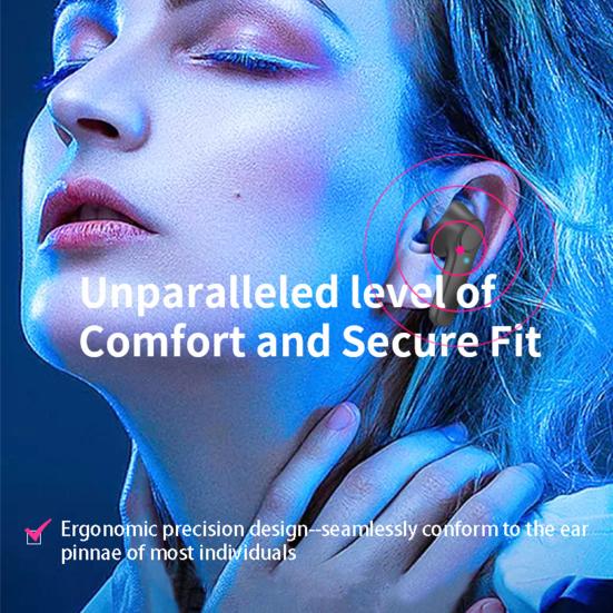 Språkoversetter ørepropper Høy nøyaktighet Stereolyd Sanntidsoversettelse IPX6 Vanntett Instant Translator Trådløse øretelefoner