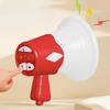 Mini Megaphone Toy with Bead Chain Loud Bullhorn Keychain Pendant Toddlers Boys Girls Recording Loudspeaker Educational Musical Instruments Toy