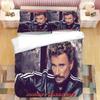 Johnny Hallyday Bedding Set Duvet Cover Sheet Printed Bed Set Pillowcase Bed Full Queen King Size Comforter Bedroom