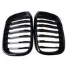 For BMW X3 G01 X4 G02 2018- Front Hood Kidney Bumper Racing Grille Mesh Single Slat Style Grill Car Replacement Accessories