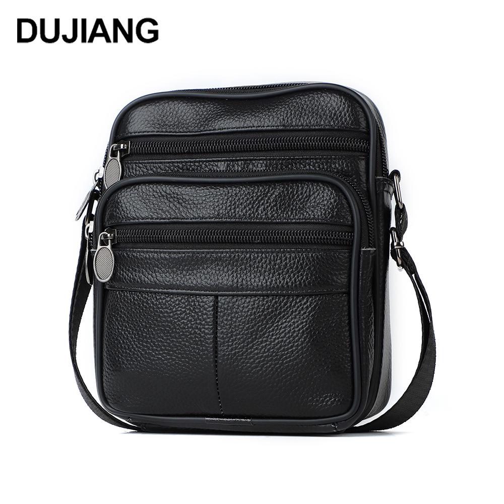 Klasyczna męska torba na ramię z prawdziwej skóry do codziennych dojazdów do pracy