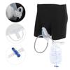 Reusable Male Urinal Bag Urine Bag Silicone Urine Funnel Pee Holder Collector with Catheter for Men Hygiene (Random Delivery)