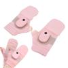 Electric Heated Gloves Rechargeable Quick Heating Portable Heated Gloves for Indoor Outdoor Winter Use Pink
