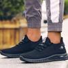 Komfort-Strick-Slip-On-Sneaker zum Laufen und Wandern