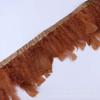 Feather 10-15Cm Large Flat Cloth Edge Stage Clothing Material Turkey Feather Cloth Belt Car Doll Diy Decoration