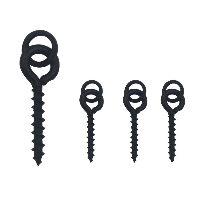 10Pcs Carp Fishing Bait Screws Pop Up Bait Boilie Method Feeder Fishing Accessories Connector Swivels End Tackle