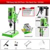 220V Industrial Mini Bench Drill Press: High-Precision, High-Power, Multi-Functional, Household Metabo