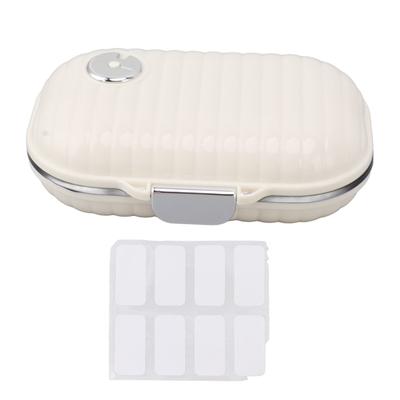 Weekly Medicine Organizer 7 Compartments Waterproof Portable Daily Medicine Box for Fish Oils