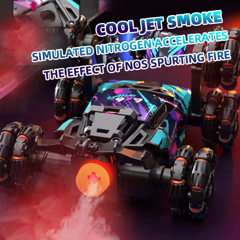 Nová cool technológia Sen Detské RC auto Deformácia Šesťkolesové Terénne Lezenie Stunt Šesťpohonové Zliatina Sprej Drift Pretekárske Auto Hračka Darček pre Chlapca