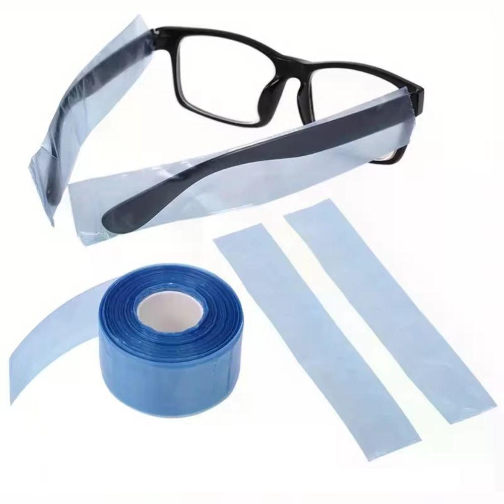 200Pcs/Box Anti-slip Disposable Glasses Leg Sleeves Anti-Staining Hair Coloring Protector DIY