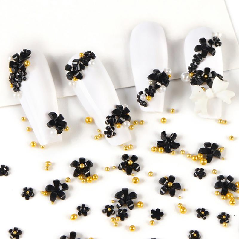 Acrylic Flower Nail Art Decoration Rhinestones  Manicure Accessories Nail Design