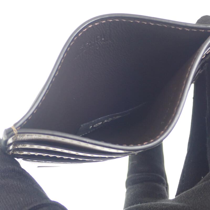 Fendi 8M0445ADYMF13VK Kartenetui Braunes Leder Damen