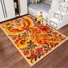 Bright Phoenix With Flowers Suitable As a Non-slip Mat for the Living Room or Bedroom Sofa