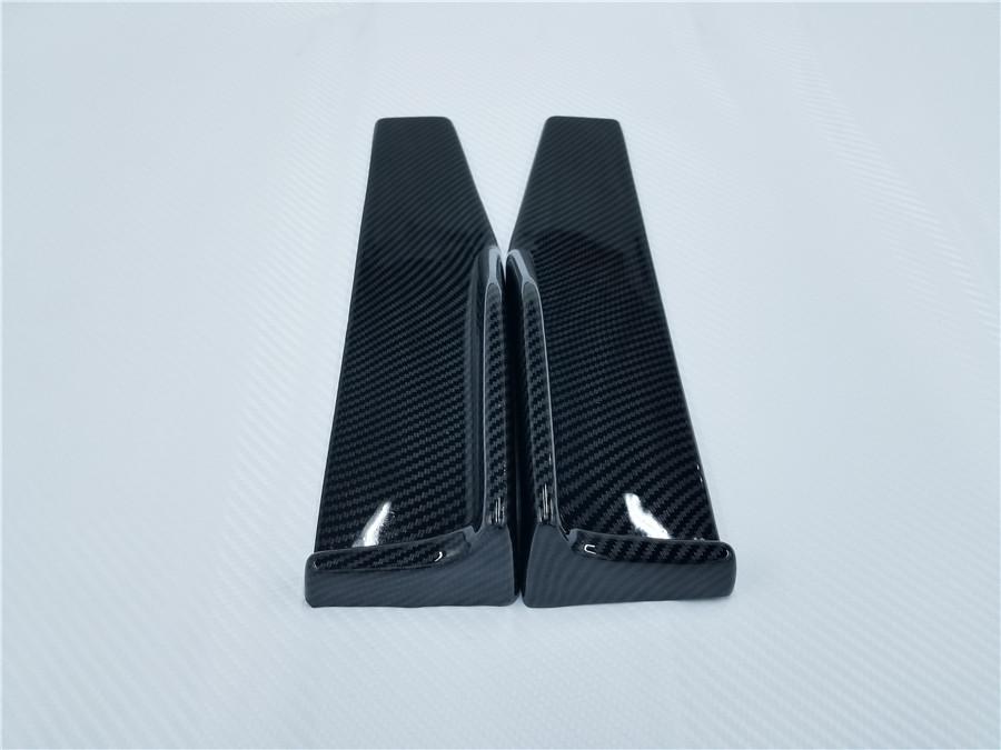 2Pcs Car Side Skirt Rocker Splitters Canard Diffuser Shovel Anti-Scratch Winglet