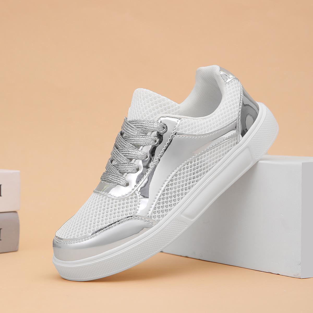 

Обувь для сноуборда премиум-класса, модные универсальные модели, легкие повседневные, трендовые, с плоским дном, нескользящие, дезодорирующие, модные 44 серебряный