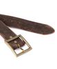 AVIREX CRACK LEATHER BELT Men's M 050 brown 783-5971004