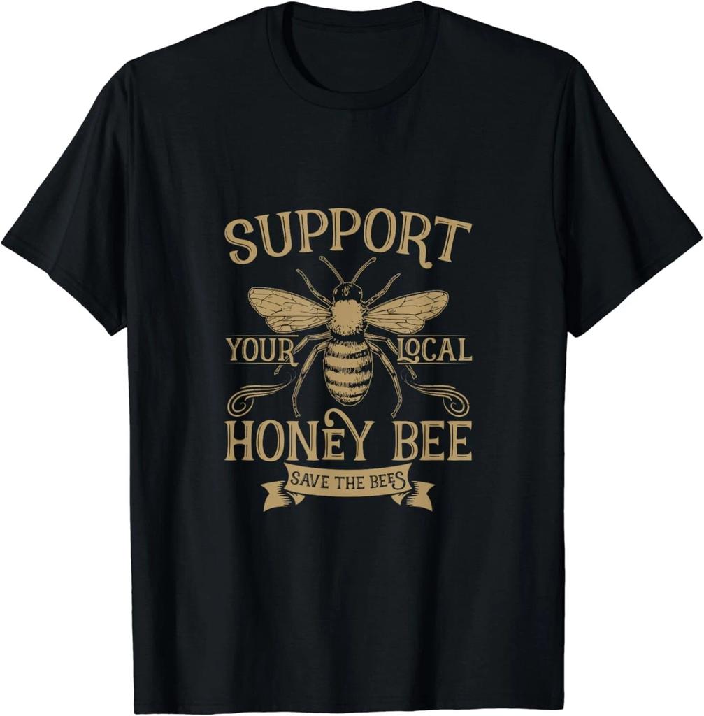 Save the Bees_ Local Honey Bee Support Gift Unisex T-Shirt