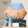 New 16-Rib Windproof UV Protection Folding Umbrella - Large Dual-Use for Sun & Rain