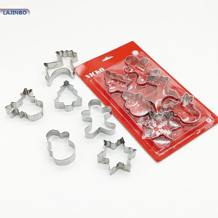10-teiliges Edelstahl-Weihnachts-Ausstecher-Set für DIY-Backen