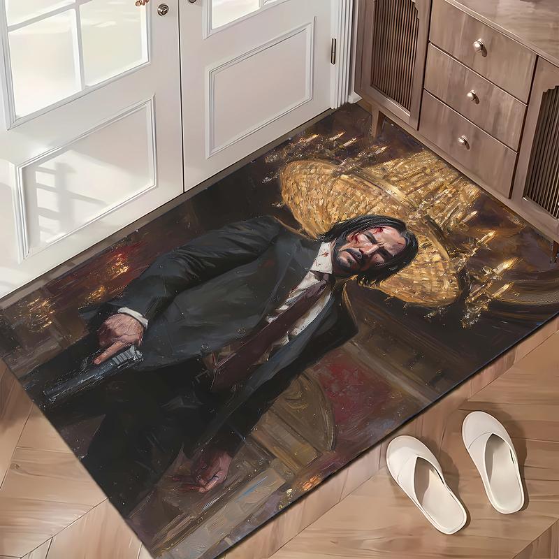 Baba Yaga John Wick (5) Office Carpets Suitable for Living Rooms Bedrooms Offices and Kitchens a Gift for Modern Home Decor