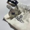 Vivienne Westwood Císařovna Vdova 10mm Orb UFO Přívěsek Choker