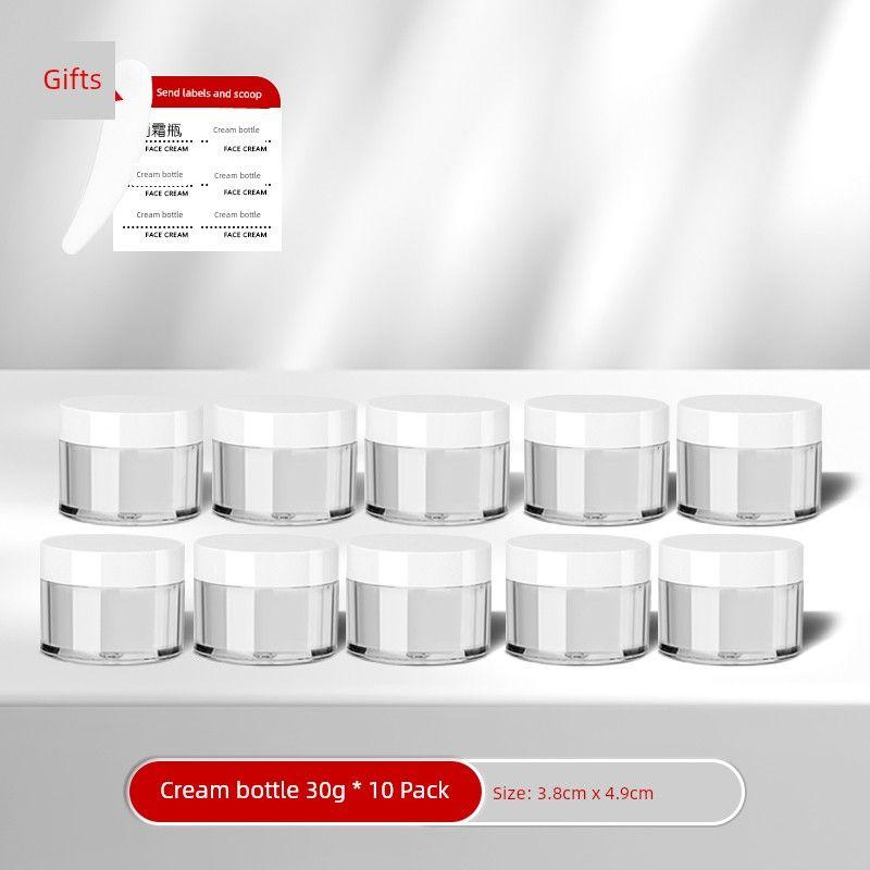 Drop-Resistant Facial Cream Travel Bottle High-End Cosmetics Sample Empty Bottle Travel Sub-Bottle Cream Tall Bottle Portable Eye Cream Box