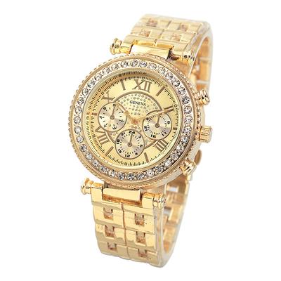 CONTENA Luxury Rhinestone Full Steel Women's Watches