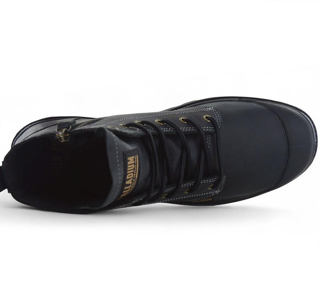 Palladium Pampa ZIP LTH Skóra Legacy - Męskie buty botki czarne 79502-008-M ORYGINALNE