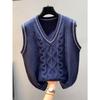 Women's Vest Knitted Tank Top for Spring and Autumn Wear New Women's Sweater Winter V-neck Loose