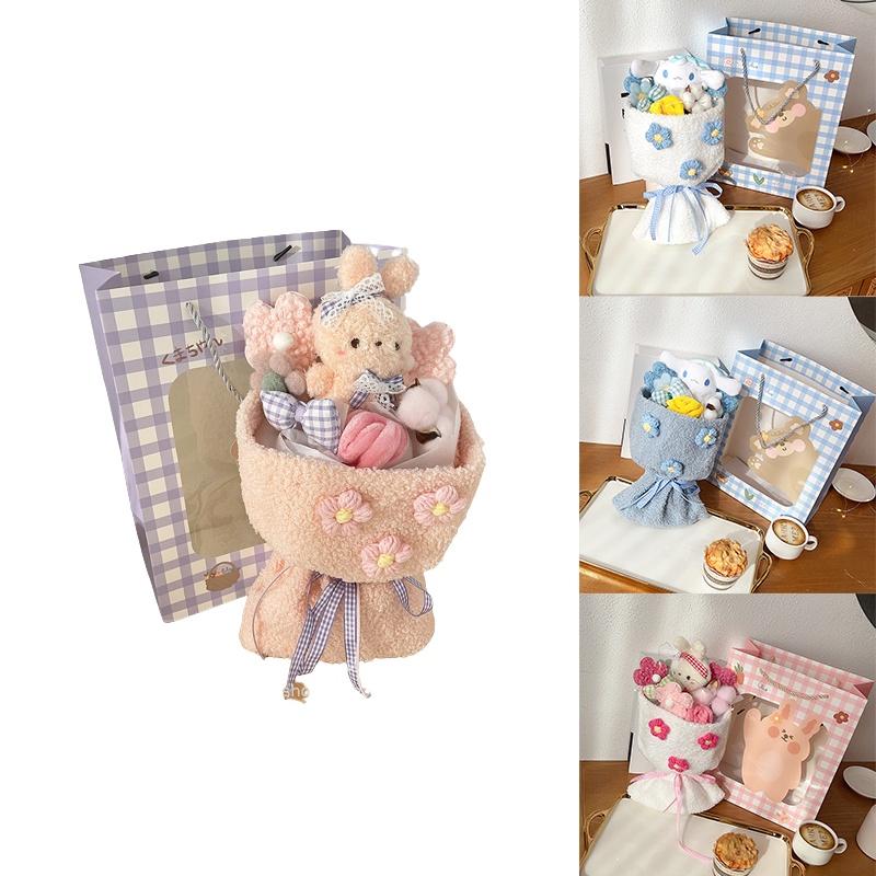 Cinnamoroll Rabbit Bouquet Plush Toy Girls Valentine's Day Gift