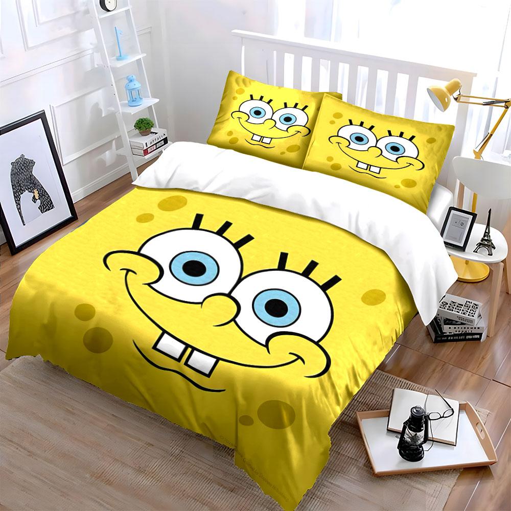 Yellow Face with Eyes. Bedding Sets Duvet Cover Sets Duvet Covers Pillowcases(1 * Duvet Cover 2 * Pillowcases, Without Duvet Insert)