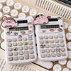 New Crayon Shin-Chan Anime Figures Cartoon Portable Pocket Calculator Mini Computer For Exams Students And Study Silent Gift