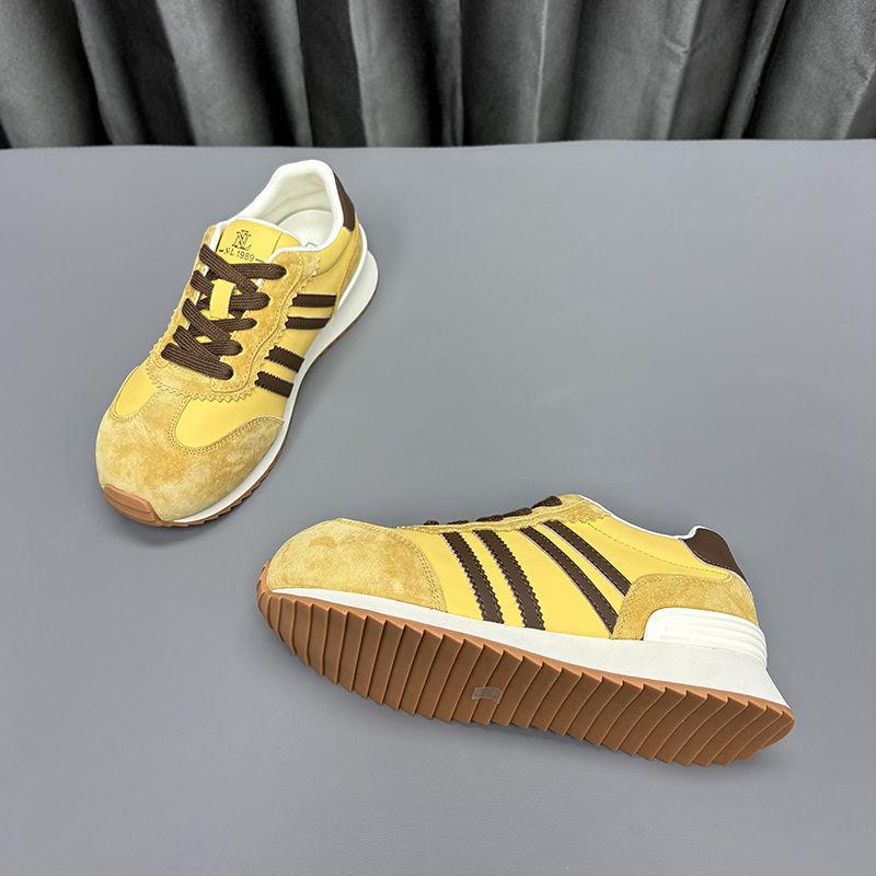 Korean version of doll head platform casual shoes women's 2025 new muffin bottom round head lace-up German training shoes casual trendy shoes