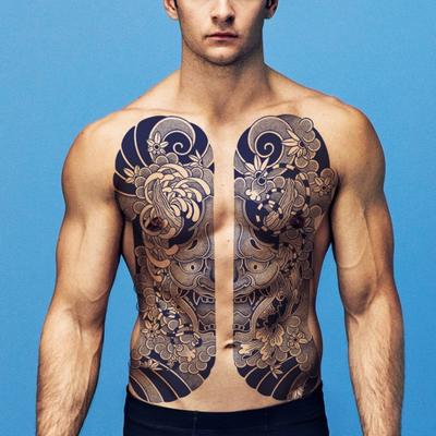 Yousheng Arm Tattoo Sticker Waterproof Herbal Extract Long Lasting Non-irritating Clear Pattern Body Art Quick Apply Unisex Semi-Permanent Tattoo