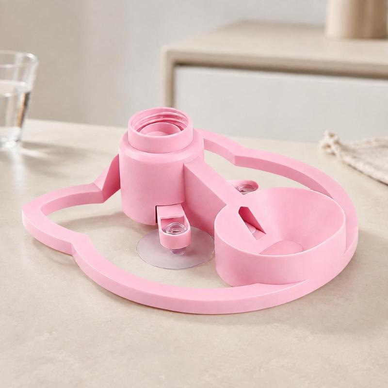 Replacement Pet Water Dispenser Base, 6.50 X 6.10 In ABS Drinking Station with Screw-Style Mount, Bottle Not Included