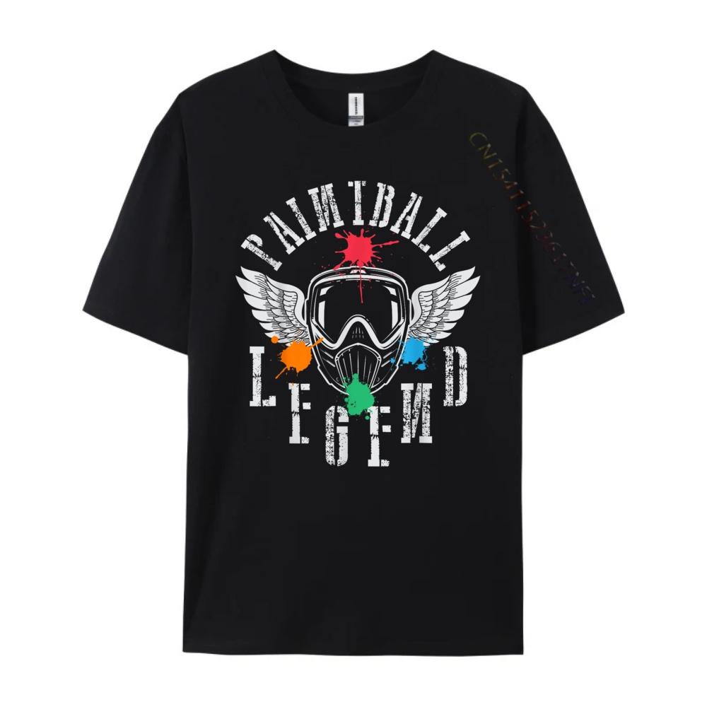 Paintball Legend Player Baller Balling Mask Oversized T Shirt Men Spring Free Shipping Clothes Leisure
