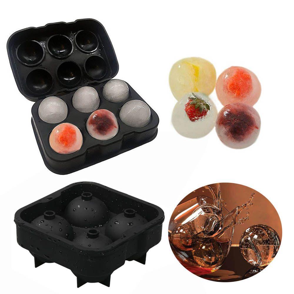 Ice Cream Whisky Baking Tool Ice Hockey Mold Bar Accessories Silicone Mould Ice Ball Cube Tray