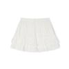 MOAA Fluffy Layer Skirt (White)