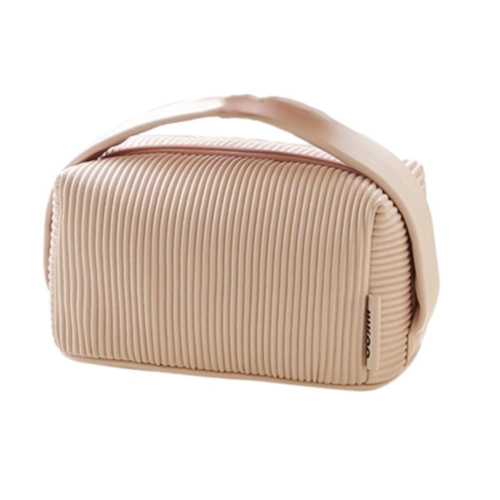 PU Leather Toiletry Storage Case Large Capacity Bathroom Storage Bag  Travel Accessories