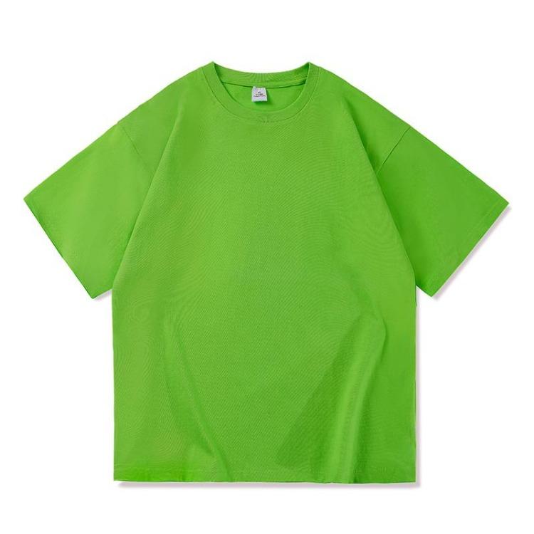 Men Basic Cotton T Shirt  Summer Solid Color Short Sleeve Casual O Neck Tee
