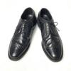 80s 90s Vintage Florsheim Goodyear Handmade Size 8 3E 26.0cm Long Wingtip Black(USED)