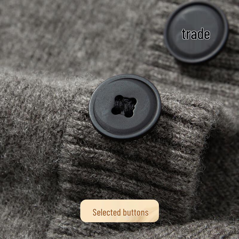 Men's 100% Merino Wool Heavyweight Knit Sweater