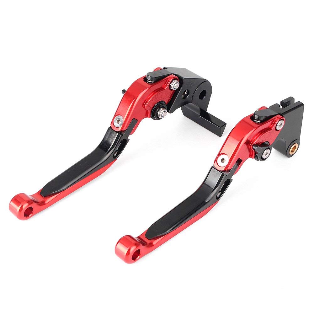 AL-mart Collapsible Telescopic 6 Stage Adjustable Brake Clutch Lever Set Kawasaki GPZ1100 1995-1998 GPZ900R 1990-1993