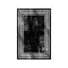 ePeddler Home Modern Framed Wall Pattern Digital Print Washable Non-Slip Dot Base New Generation Living Room, Bedroom, Entrance Hall Rug and Runner