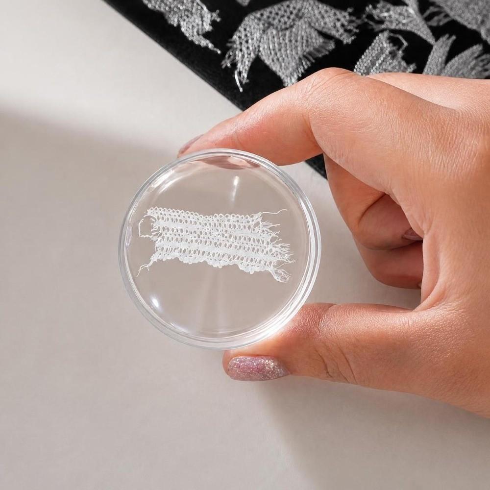 Hollow Floral Nail Stamping Plates Plaid Pattern DIY Manicure Stencils Manicure Tools