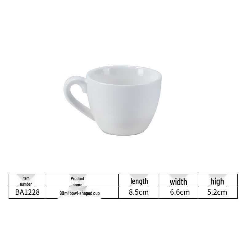 Zhishi European Ceramic Coffee Cup & Saucer Set