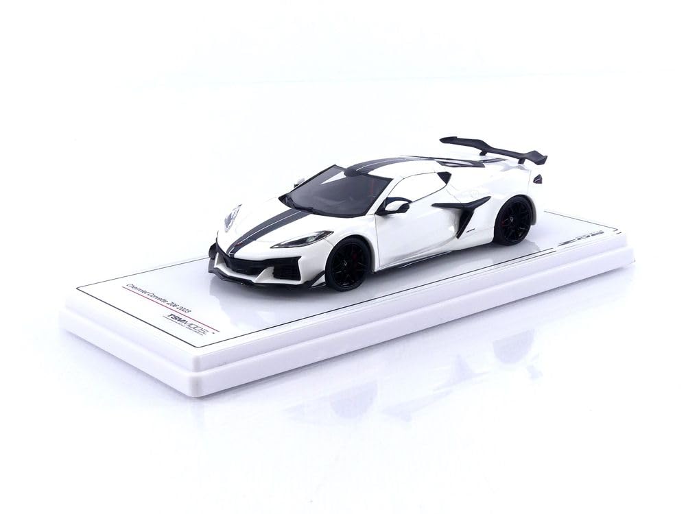 

TSM MODEL Chevrolet Corvette Z06 2023 Arctic White Finished Product 1/43