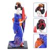 GANAZONO Japanese Doll, Dancing Maiko Geisha Doll, Japanese Souvenir, Present, Decoration, Room Decoration, 30cm (Gray)