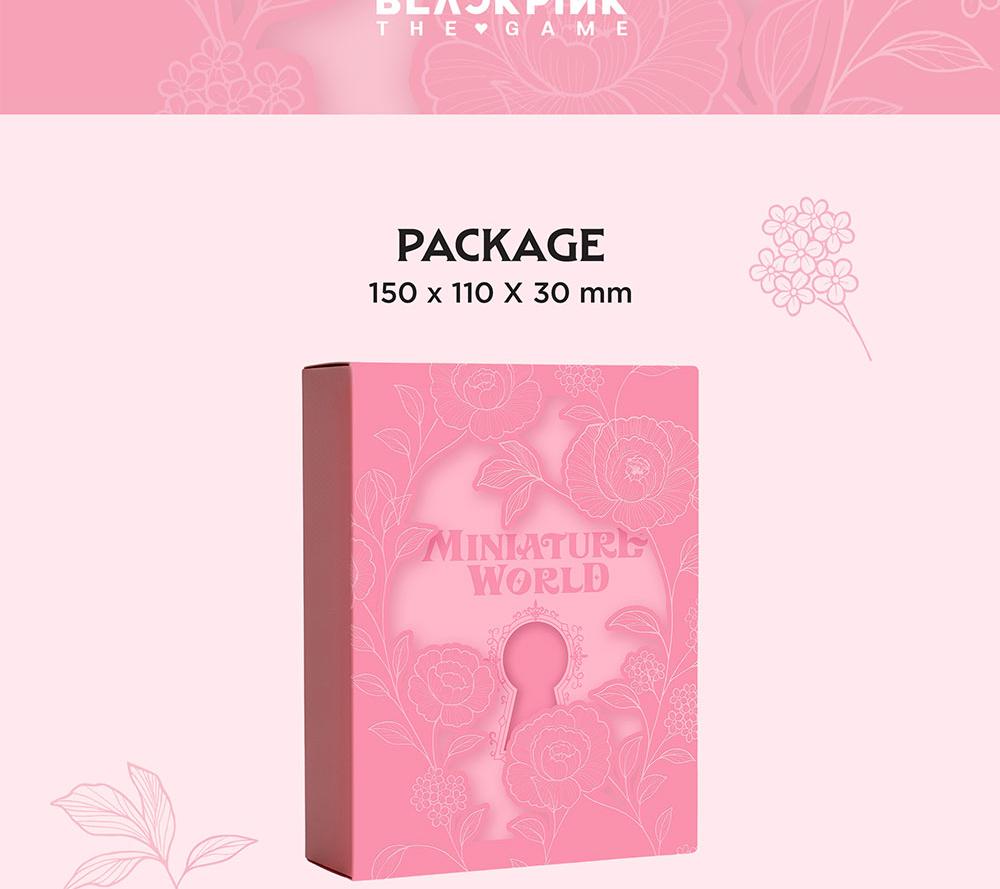 BLACKPINK's MINIATURE WORLD [BLACKPINK THE GAME COUPON CARD & PHOTOCARD COLLECTION]